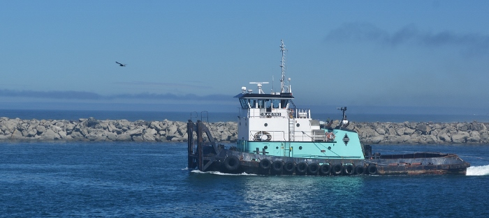 tug boat in the bay